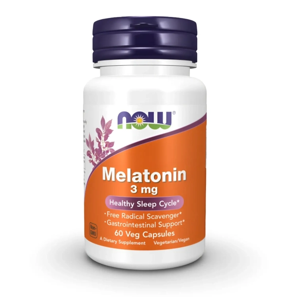 Melatonin 3 mg | 60 veganske kapsler | Sund s�vncyklus