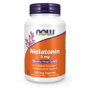 Melatonin 3 mg | 180 veganske kapsler | Sund s�vncyklus