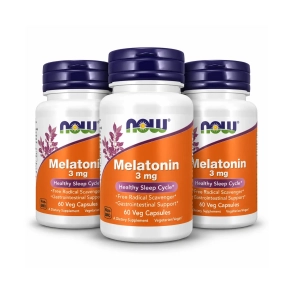 Melatonin 3 mg | 3 x 60 veganske kapsler | Underst�tter en sund s�vnrytme