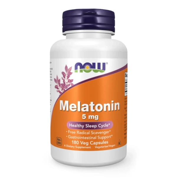 Melatonin 5 mg | 180 veganske kapsler | Sund s�vncyklus