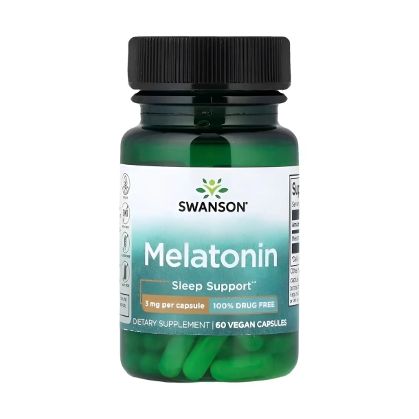 Melatonin 3 mg | 60 veganske kapsler | Gode anmeldelser