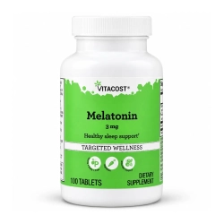 Melatonin 3 mg | 100 veganske kapsler | Fald hurtigere i s�vn