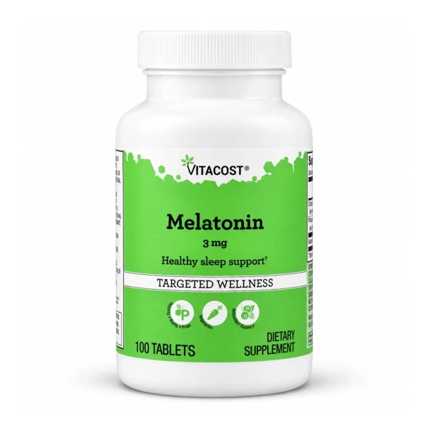Melatonin 3 mg | 100 veganske kapsler | Fald hurtigere i s�vn