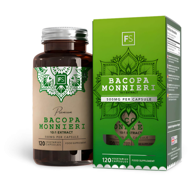 Bacopa Monnieri Extract | 500 mg | Boost dit hjernens sundhed