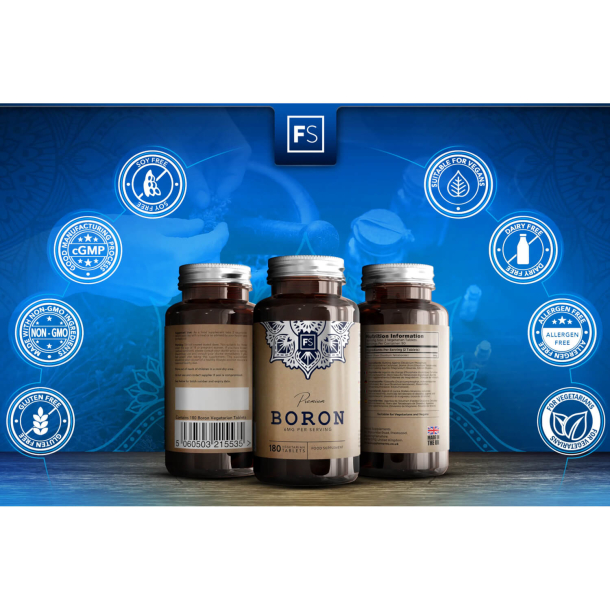 Bor | 3 mg | Vigtigt ern�ringsm�ssigt mineral