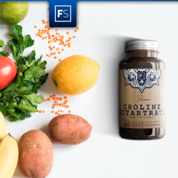 Kolin Bitartrat | 700 mg | Bedst fr, ofte god efter: 08-2025 | GIVES GRATIS VK