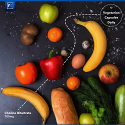 Kolin Bitartrat | 700 mg | Bedst fr, ofte god efter: 08-2025 | GIVES GRATIS VK