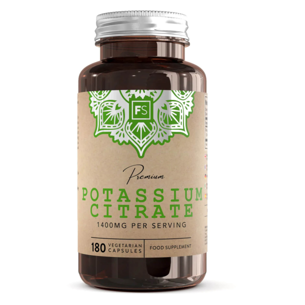 Kaliumcitrat | 1400 mg | 180 stk. Vegetariske kapsler
