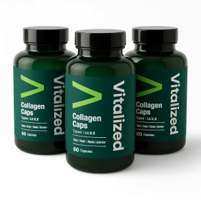 Collagen Caps  | Type I, II, V, X | 3 x 60 Kollagen kapsler