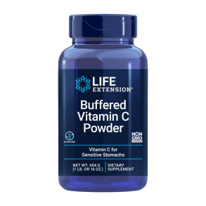 Buffret C-Vitamin Pulver | 454 g | Ascorbinsyre, Calcium, Magnesium, Kalium og Zink