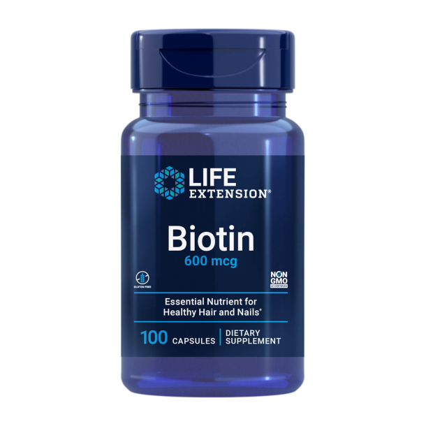 Biotin | 100 kapsler | Understøtter sundt hår og negle