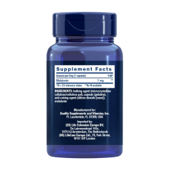 Melatonin 1 mg | 3 x 60 kapsler | Mellemstyrke melatonin supplement