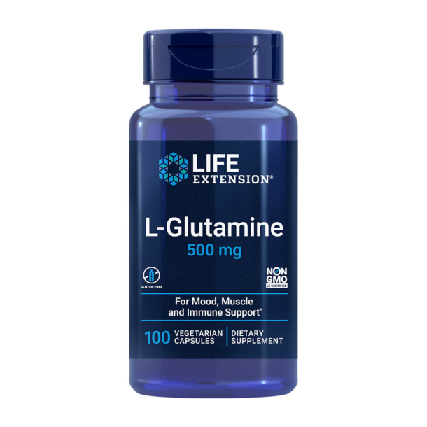 L-Glutamine | 100 veganske kapsler | Energi og immunitet