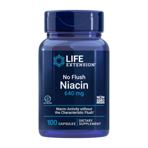 No Flush Niacin | 100 veganske kapsler | Energi