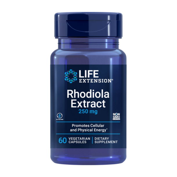 Rhodiola ekstrakt | Kan fremme cellulr energimetabolisme | 60 Vegetarian Capsules