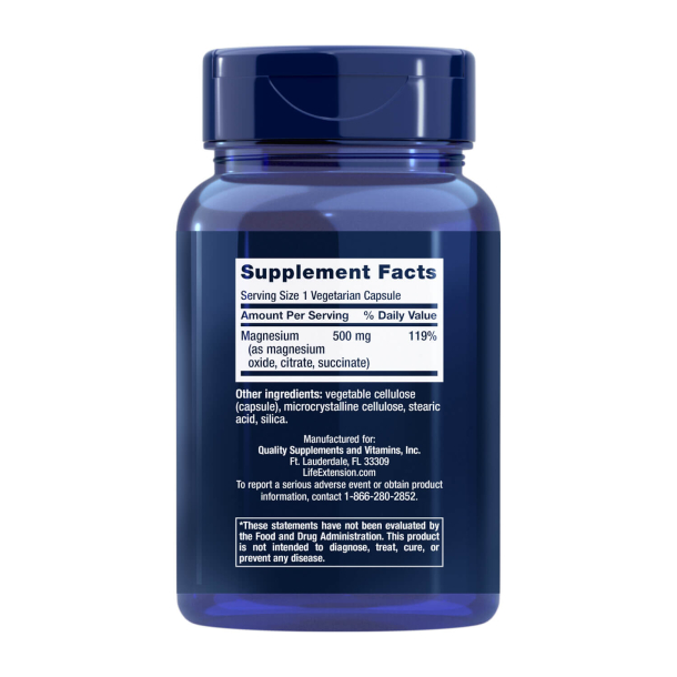 Kapsu&#322;ki magnezu | 100 wega&#324;skich kapsu&#322;ek | Zdrowie ca&#322;ego cia&#322;a