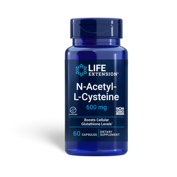 N-acetyl-L-cystein (NAC) | 60 kapsler | Antioxidant til Lever- og  immunsundhed