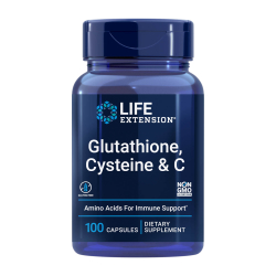 Glutathion, Cystein og C | 100 kapsler | Glutenfri