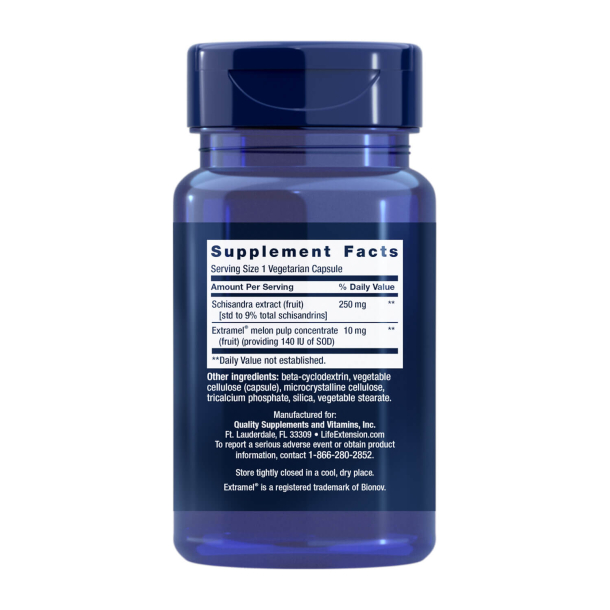 Lever Effektivitetsformel | 30 veganske kapsler | Schisandra chinensis-ekstrakt