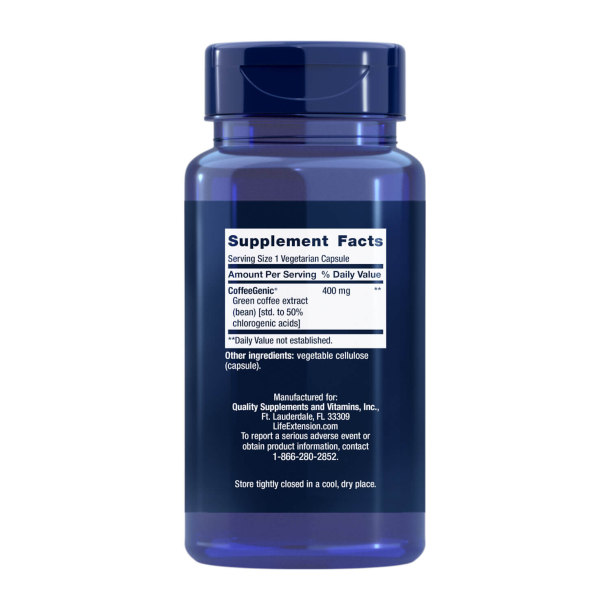 Grn Kaffebnneekstrakt | 90 kapsler | Chlorogensyrer