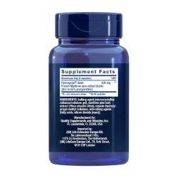 Pycnogenol  Fransk Maritim Fyrrebarkekstrakt | 60 veganske kapsler | Procyanidiner og Flavonoider