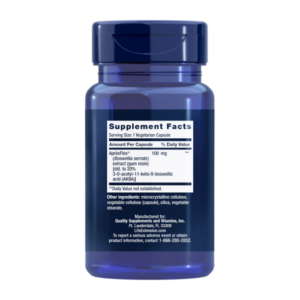 5-LOX Hmmer med AprsFlex | 60 vegetariske kapsler | Boswellia serrata-ekstrakt