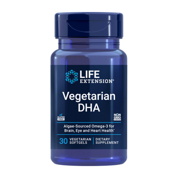Vegetarisk DHA | 30 veganske kapsler | Målrettet hjernestøtte