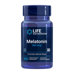 Melatonin 300 mcg | 100 veganske kapsler | Lavdosis formel til brug om natten