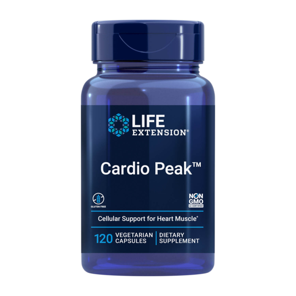 Cardio Peak™ | 120 veganske kapsler | Dobbeltvirkende kardiotonisk støtte