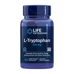 L-Tryptofan 500 mg | 90 vegetariske kapsler 