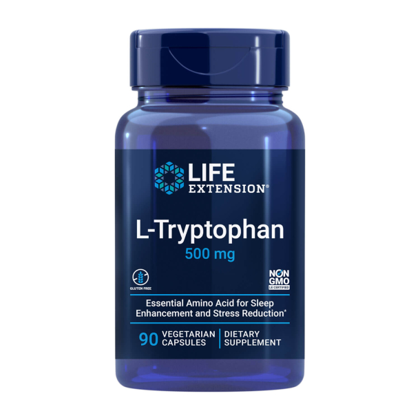 L-Tryptofan | 90 veganske kapsler | Søvn, Humør, Stressrespons og Mæthed