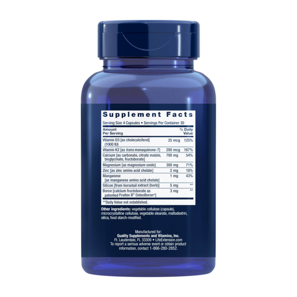 Knoglekompleks med Vitamin K2 | 120 kapsler