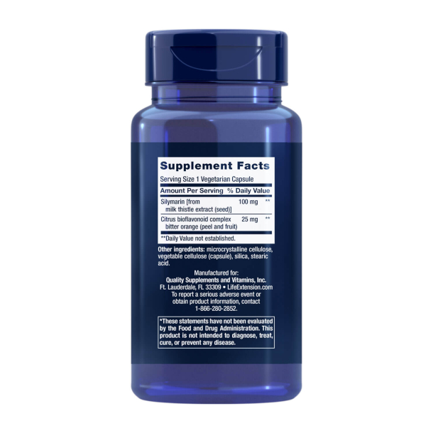 Silymarin  Mlketistelekstrakt | 90 veganske kapsler | Glutenfri