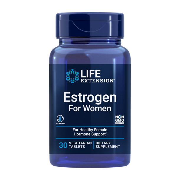 Estrogen dla kobiet, 30 tabletek wegetaria&#324;skich
