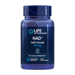 NAD+ Cell Formula, 100 mg | Nikotinamid Ribosid | 30 veganske kapsler