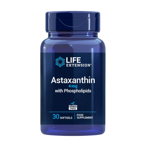 Astaxanthin | 30 Softgels | Immun-, Hjerne-, Vaskulær- og Øjensundhedsstøtte