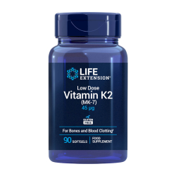 Lavdosis Vitamin K2 | 90 Softgels | Knogletthed og Kardiovaskulr sttte