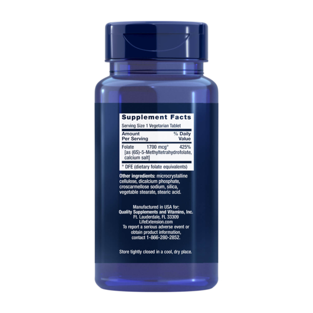 Optimeret Folat - Aktiv Folat Kompleks | 100 veganske kapsler