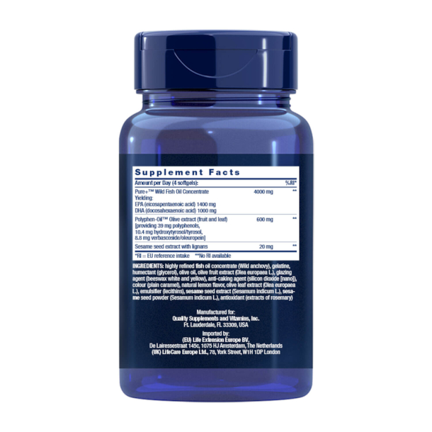 Super Omega-3 EPA/DHA fiskeolie EU | 120 Softgels | Kardiovaskulr Sttte