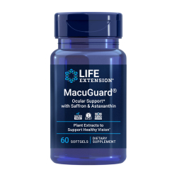 MacuGuard med Astaxanthin | 60 Softgels | Sttte til jensundhed og Nattesyn