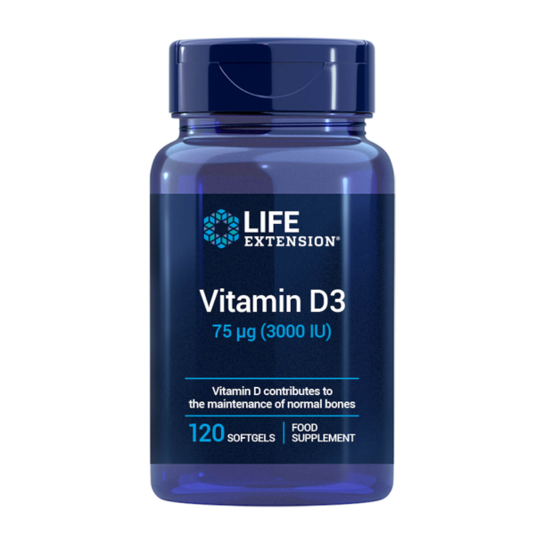 Vitamin D3, 120 caps, EU, 120 Softgels