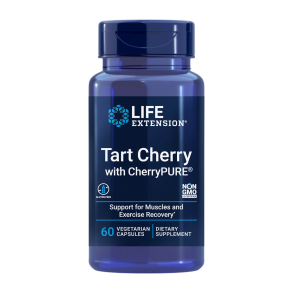 Tart Cherry | 60 vegetariske kapsler | Hurtig muskelgendannelse efter trning