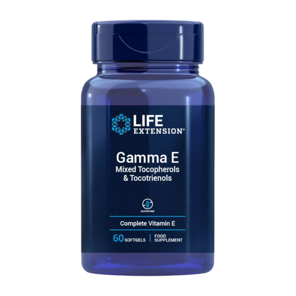 Gamma E | 60 Softgels | Komplet spektrum af Vitamin E-former