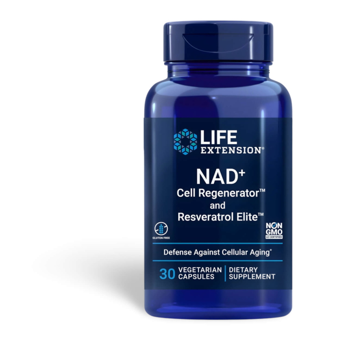 NAD+ Cell Regenerator™ + Resveratrol Elite™ 300 mg Energiformel mod