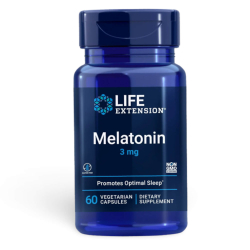 Melatonin 3 mg | 3 x 60 veganske kapsler | Indeholder en hj dosis melatonin