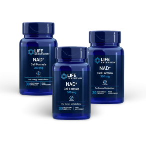 NAD+ Cell Formula 300 mg | Nikotinamid Ribosid | 3 x 30 vegetariske kapsler