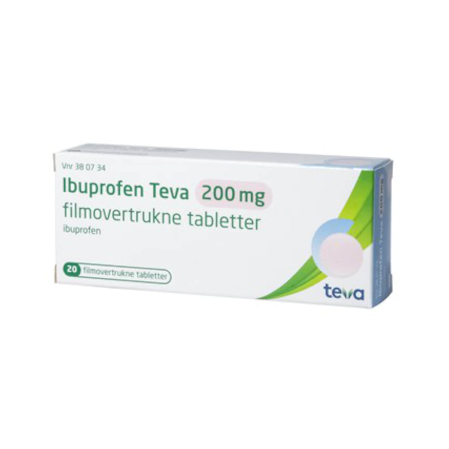 bemærkning så Vær forsigtig Ibuprofen "Teva" - 20 stk Filmovertrukne tabletter - 200mg - Knogler,  muskler og led - Spicymedical.dk