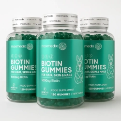 Biotin Gummies | 3 x 120 stk vegetariske vingummier