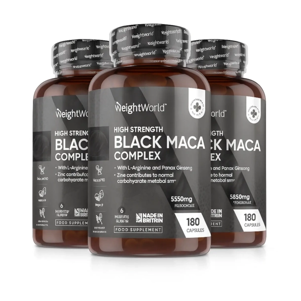 Black Maca Complex | 3 x 180 kapsler | Naturligt kosttilskud