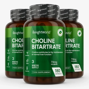 Cholin | 3 x 180 veganske kapsler | Til lever og fedtstofskifte